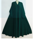 Abaya Front Open Crinkle Georgette Abaya Maxi Style