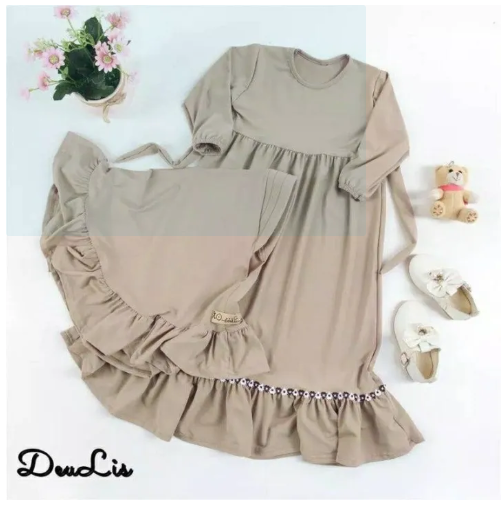 Baby frill abaya