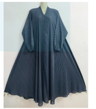 Abaya Front Open Crinkle Georgette Abaya Maxi Style