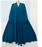 Abaya Front Open Crinkle Georgette Abaya Maxi Style